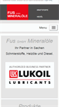Mobile Screenshot of fus-mineraloele.de